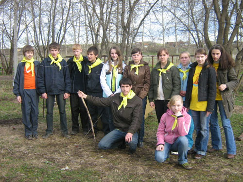 Участники акции Зелёный парк